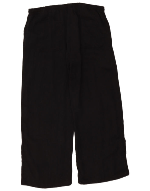 Pantaloni larghi a vita alta da donna Zara XL W36 L29 neri