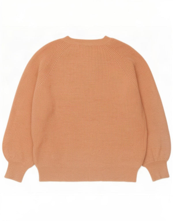 Maglione maglione con scollo a barca da donna Marks & Spencer UK 16 Large Rosa Poliammide