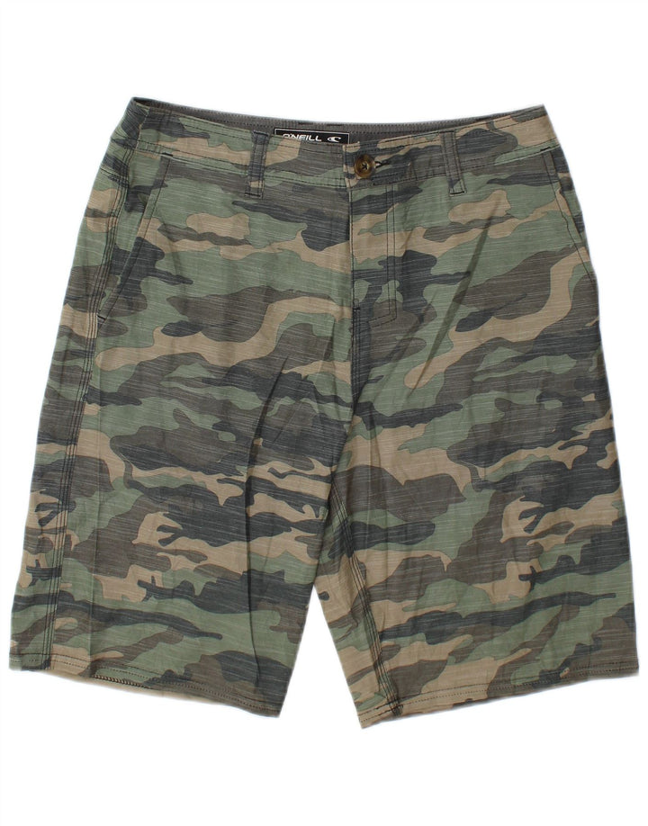 Pantaloncini chino da uomo O'Neill W29 Amall poliestere mimetico multicolore