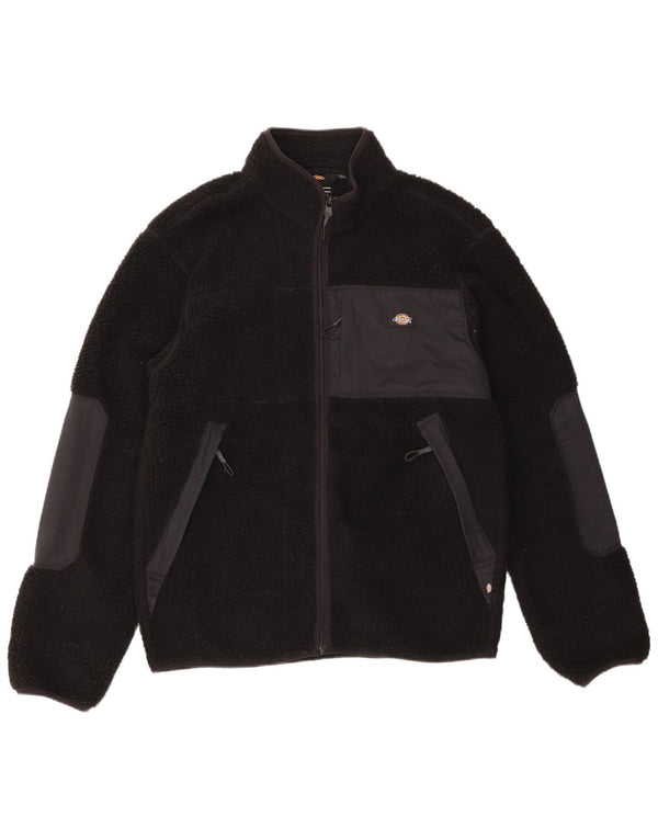 Giacca in pile da uomo Dickies UK 38 Poliestere color block medio nero