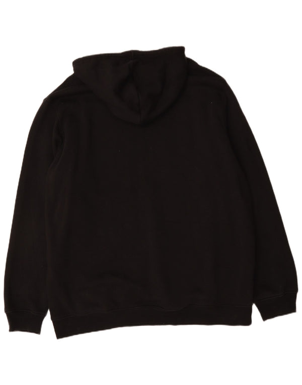 Felpa con cappuccio da uomo Adidas 2XL cotone nero