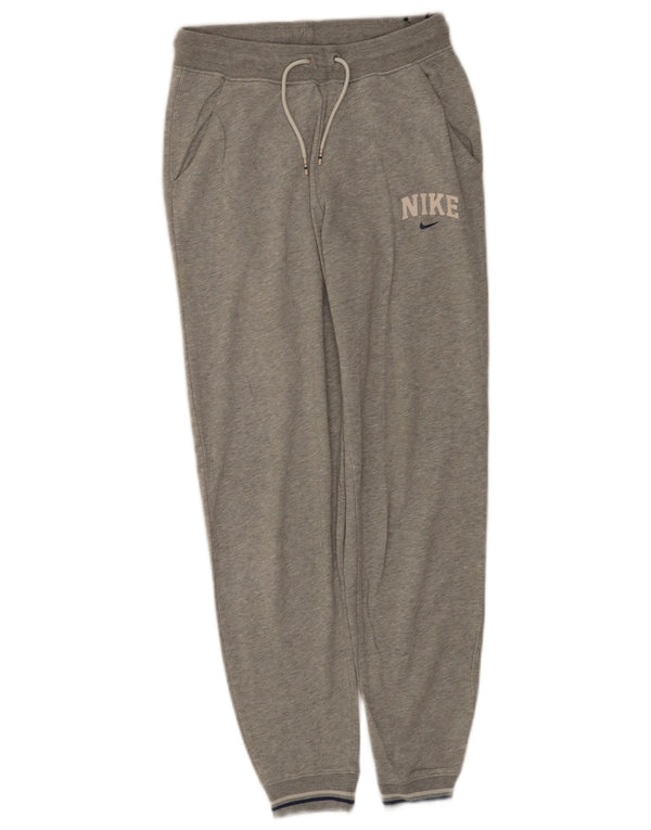 Pantaloni della tuta da donna Nike Joggers UK 4 XS Grigio Cotone