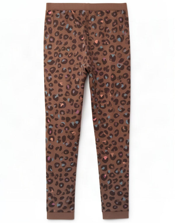 Marks & Spencer Leggings per ragazze 13-14 anni Cotone con stampa animalier marrone