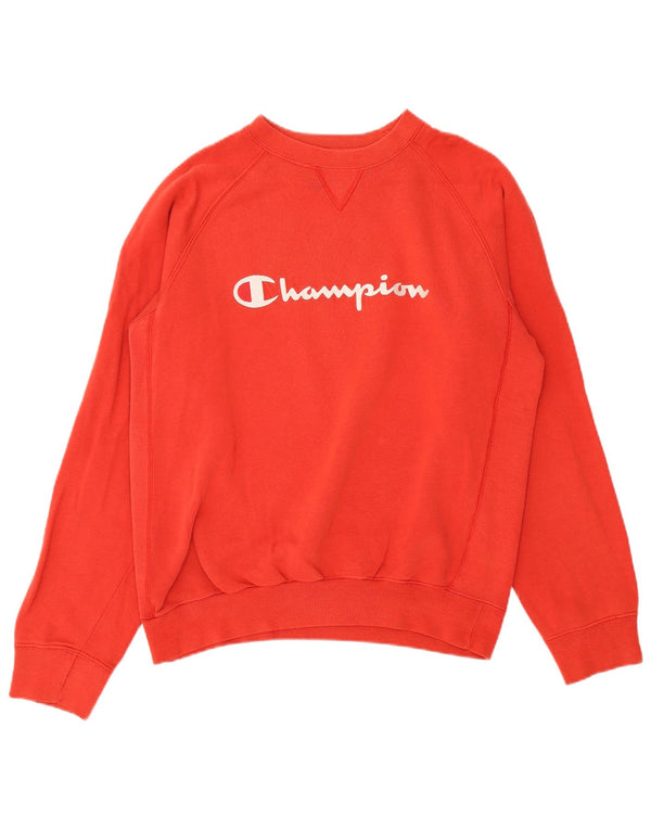 Felpa grafica da uomo Champion Jumper XL Arancione