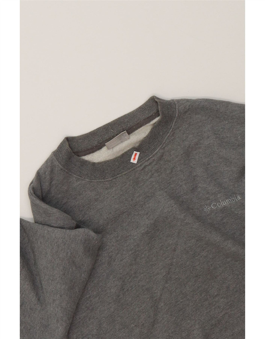 COLUMBIA Mens Sweatshirt Jumper Large Grey Cotton Vintage Columbia and Second-Hand Columbia from Messina Hembry 