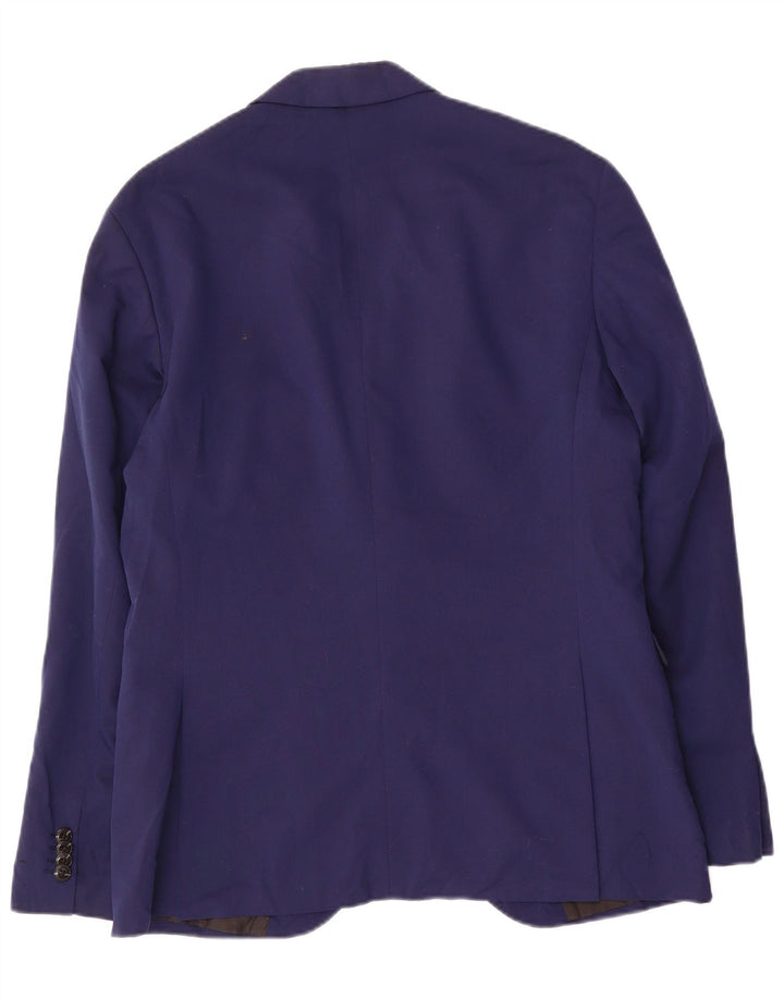 Giacca blazer super slim da uomo Jack & Jones a 2 bottoni IT 52 XL Blu navy