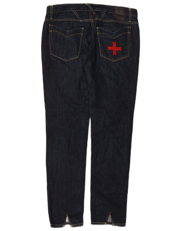 Jeans slim da donna Zu Elements W30 L31 cotone blu navy