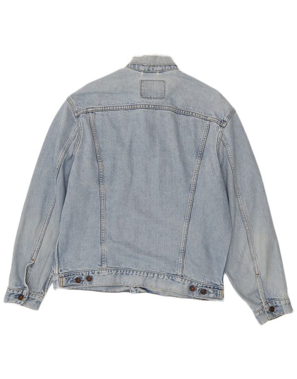 Giacca di jeans da uomo Levi's UK 40 grande cotone blu