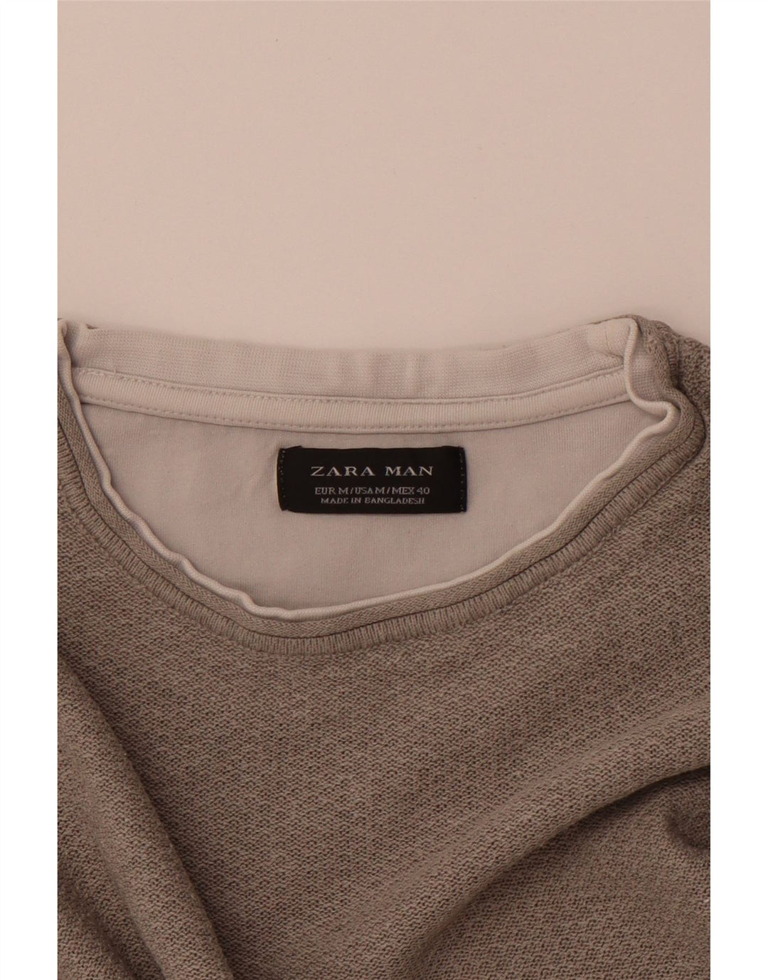 T-shirt da uomo ZARA Top Grigio medio