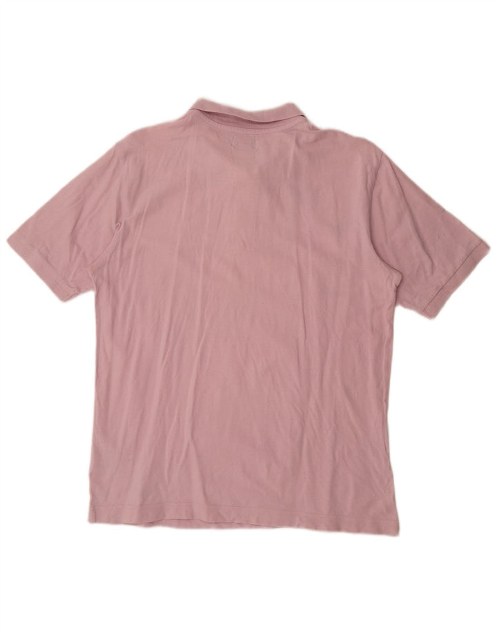 Polo Kappa Uomo Cotone Rosa Medio
