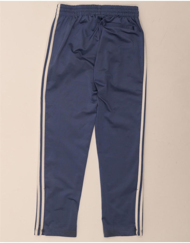 Pantaloni da tuta da uomo Adidas in poliestere blu medio
