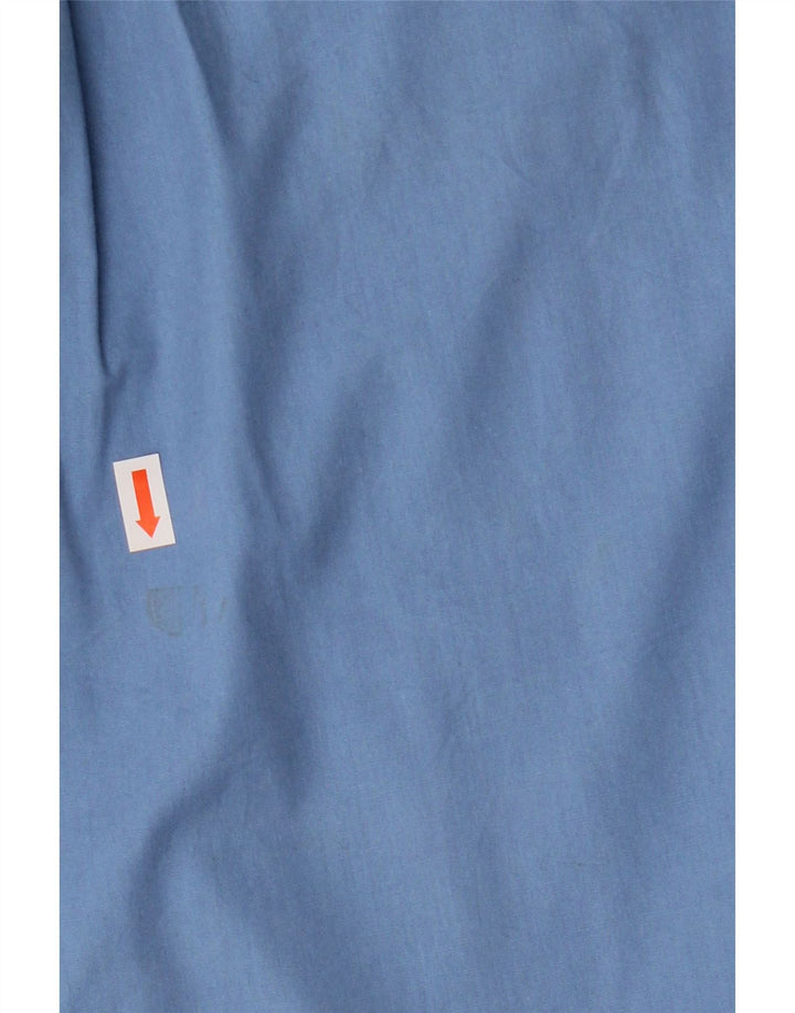 Camicia da uomo Wrangler grande in cotone blu