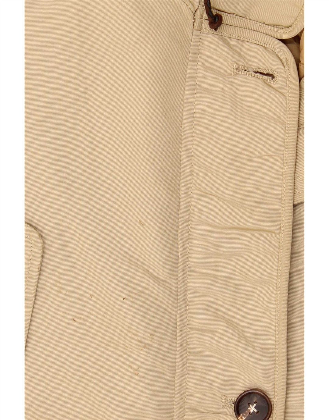 Giacca parka oversize con cappuccio da donna Massimo Dutti UK 6 XS Cachi