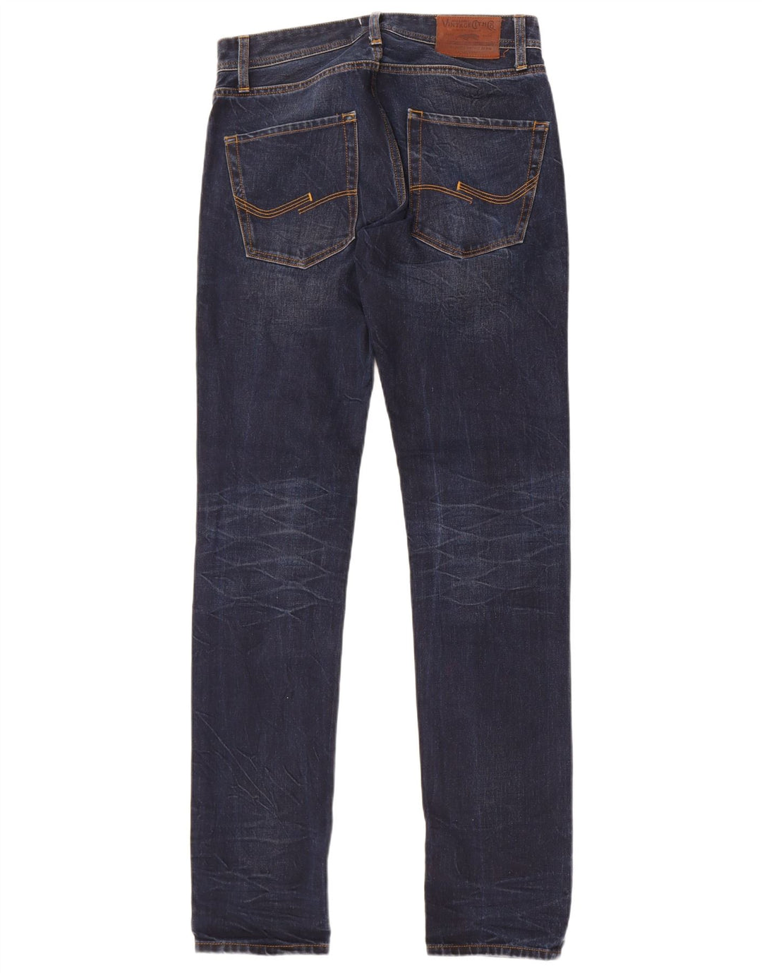 Jack & Jones Uomo Tim Slim Jeans W32 L36 Cotone Blu