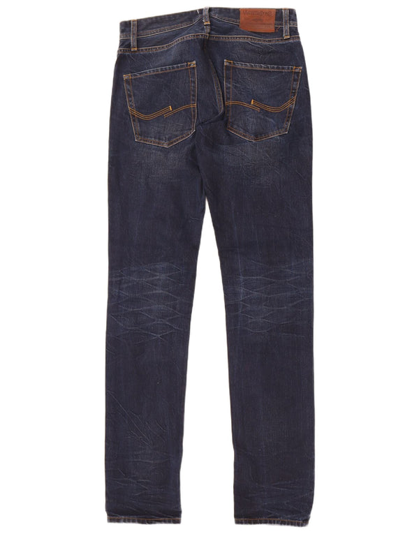 Jack & Jones Uomo Tim Slim Jeans W32 L36 Cotone Blu