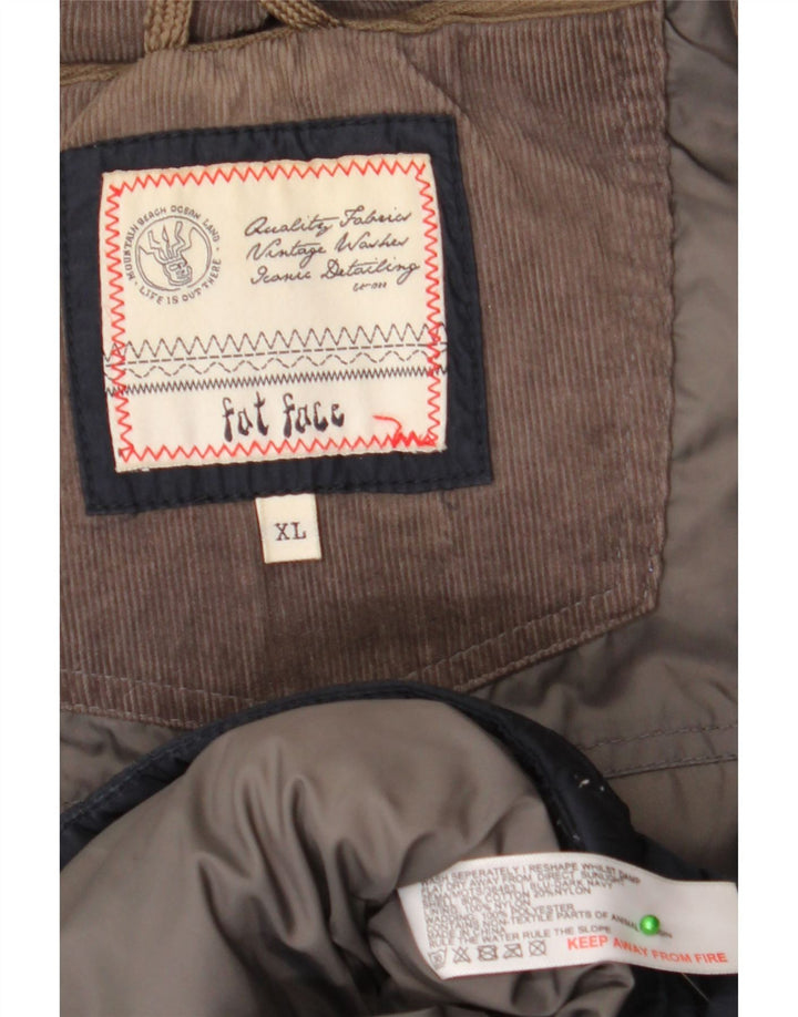 Gilet imbottito da uomo FAT FACE UK 42 XL poliestere blu navy