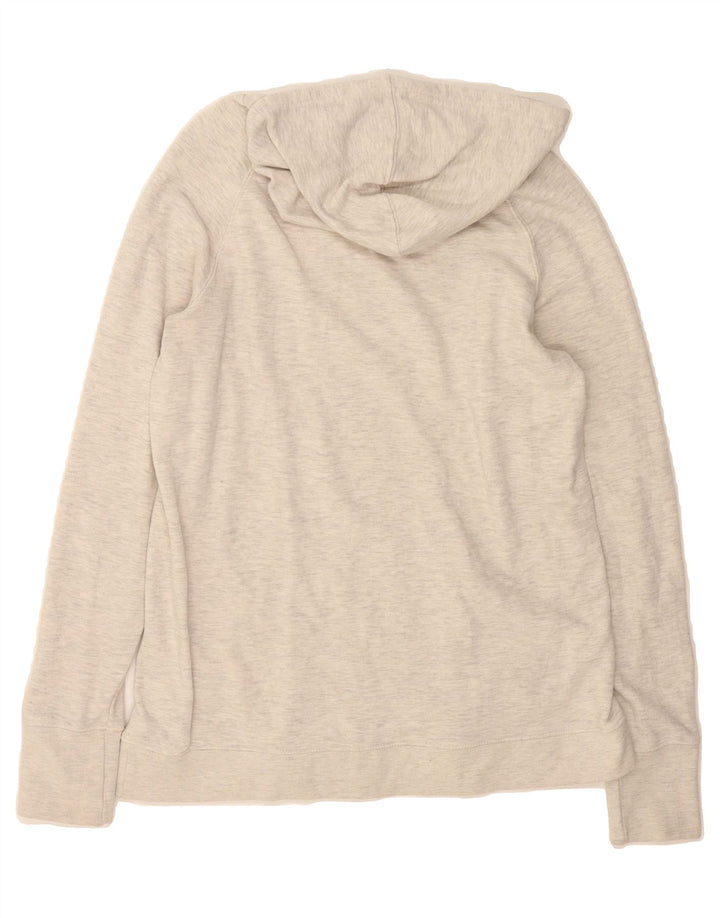 CHAMPION Womens Hoodie Jumper Size 14 Medium Off White Flecked Cotton Vintage Champion and Second-Hand Champion from Messina Hembry 