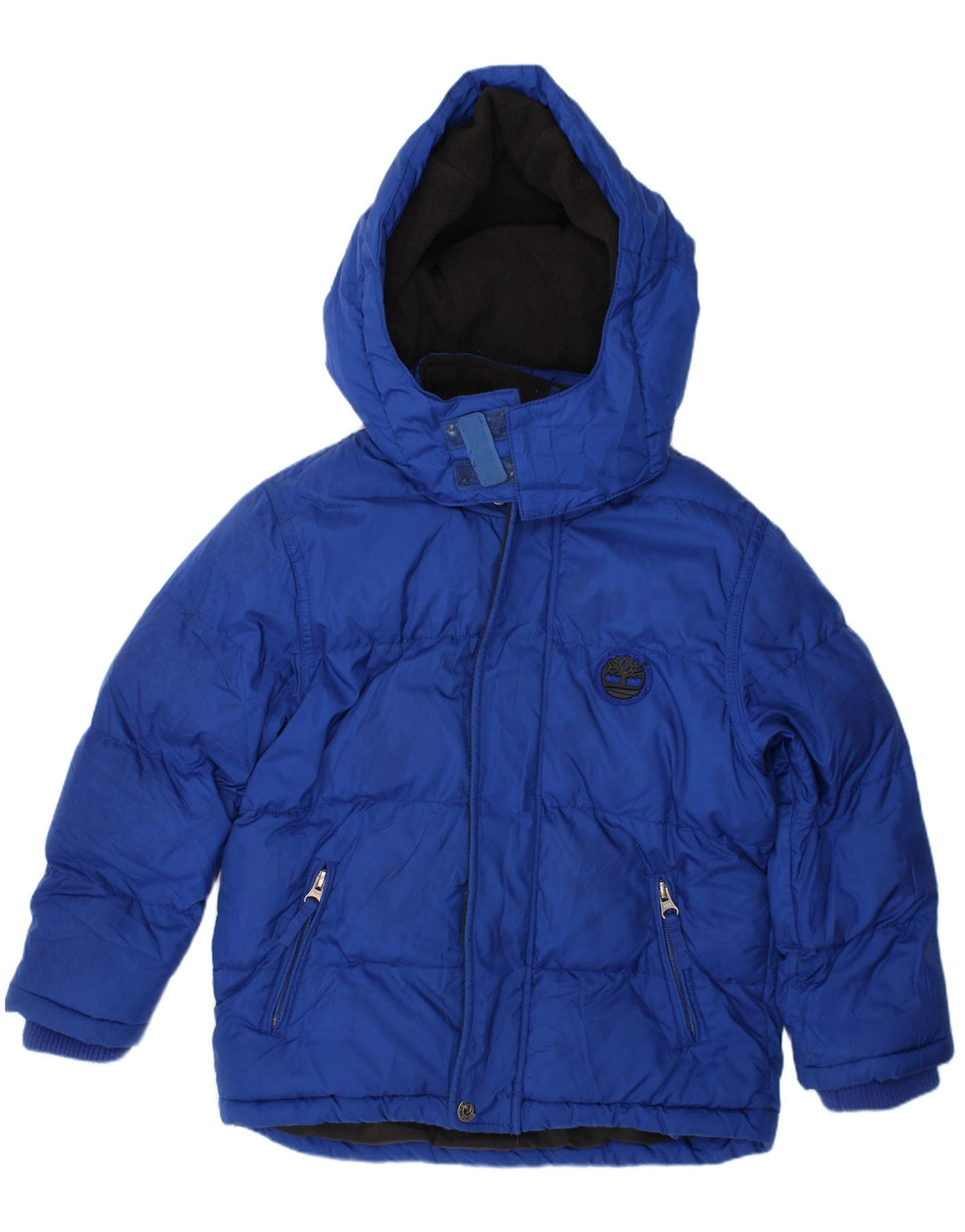 Giacca imbottita con cappuccio TIMBERLAND per ragazzi 5-6 anni in poliestere blu