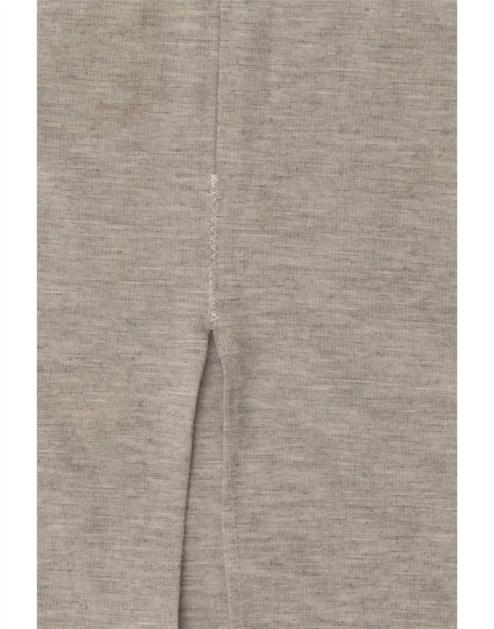 Abito aderente senza maniche da donna Zara UK 8 piccolo poliestere grigio