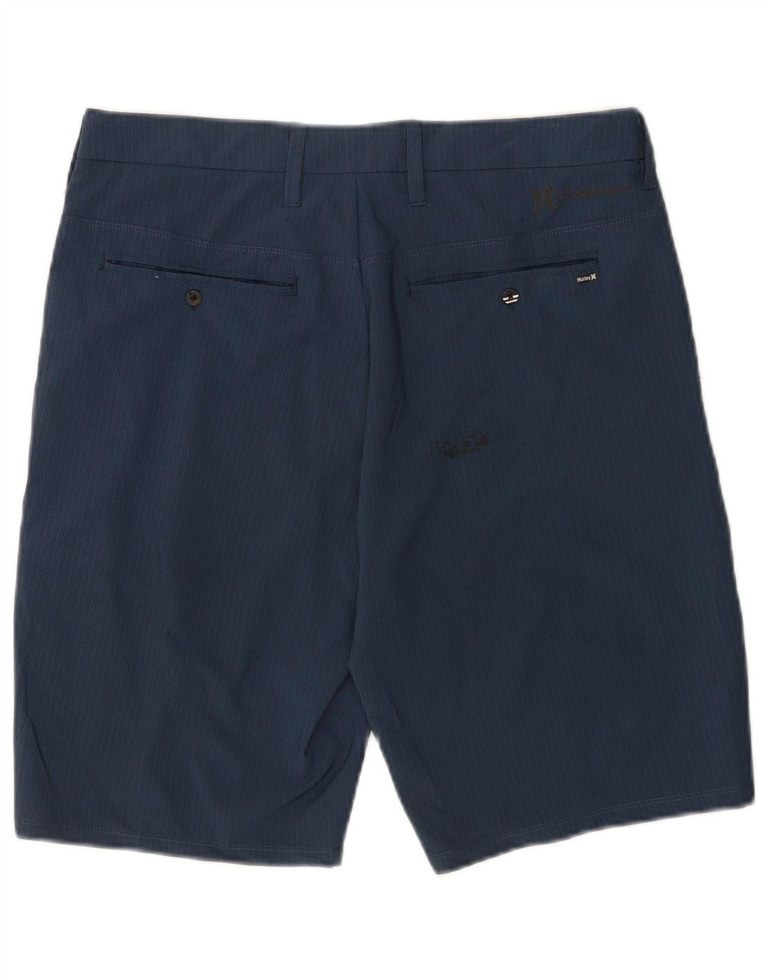 Pantaloncini chino da uomo Hurley medi W31 poliestere a righe blu navy