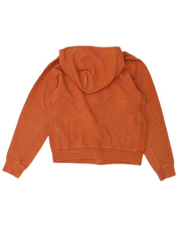 Maglione con cappuccio e zip per ragazze Calvin Klein 15-16 anni in cotone arancione