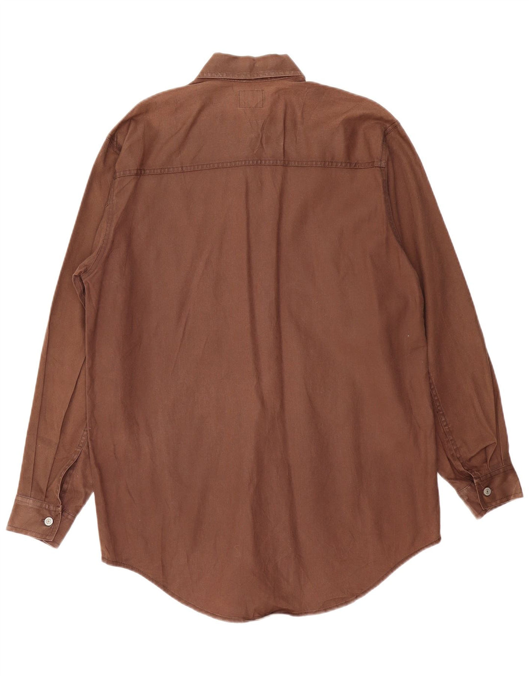 Camicia alta da uomo Levi's piccola in cotone marrone