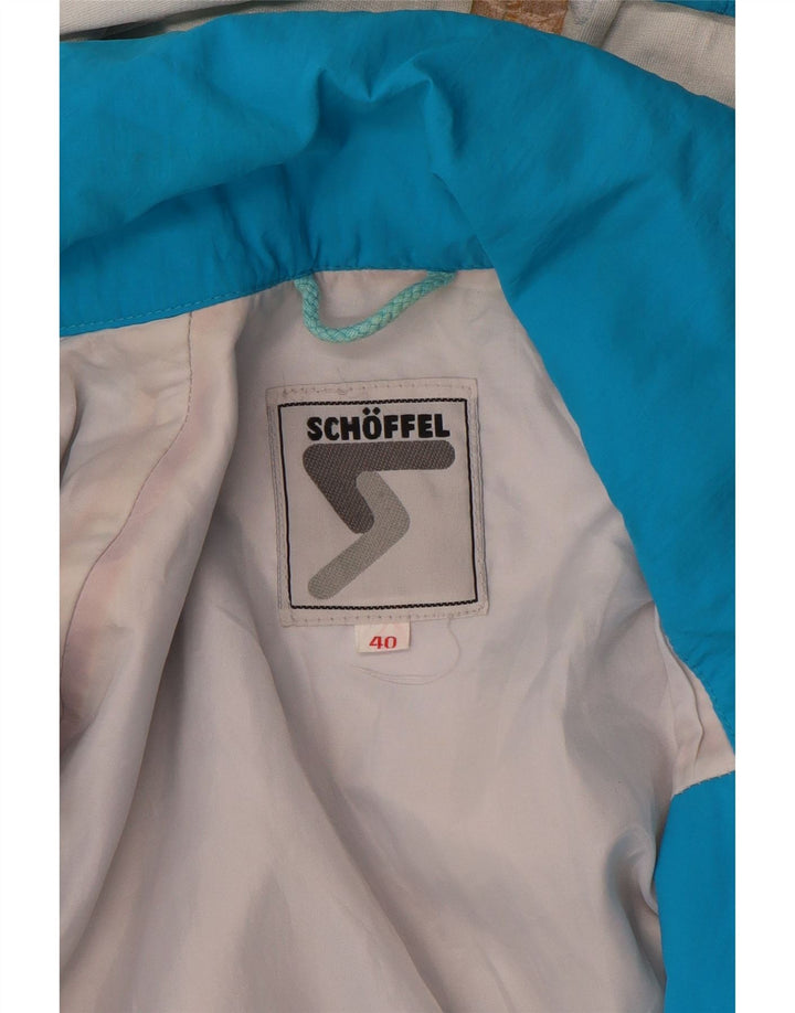 SCHOFFEL Womens Gore-Tex Oversized Windbreaker Jacket EU 40 Medium Blue
