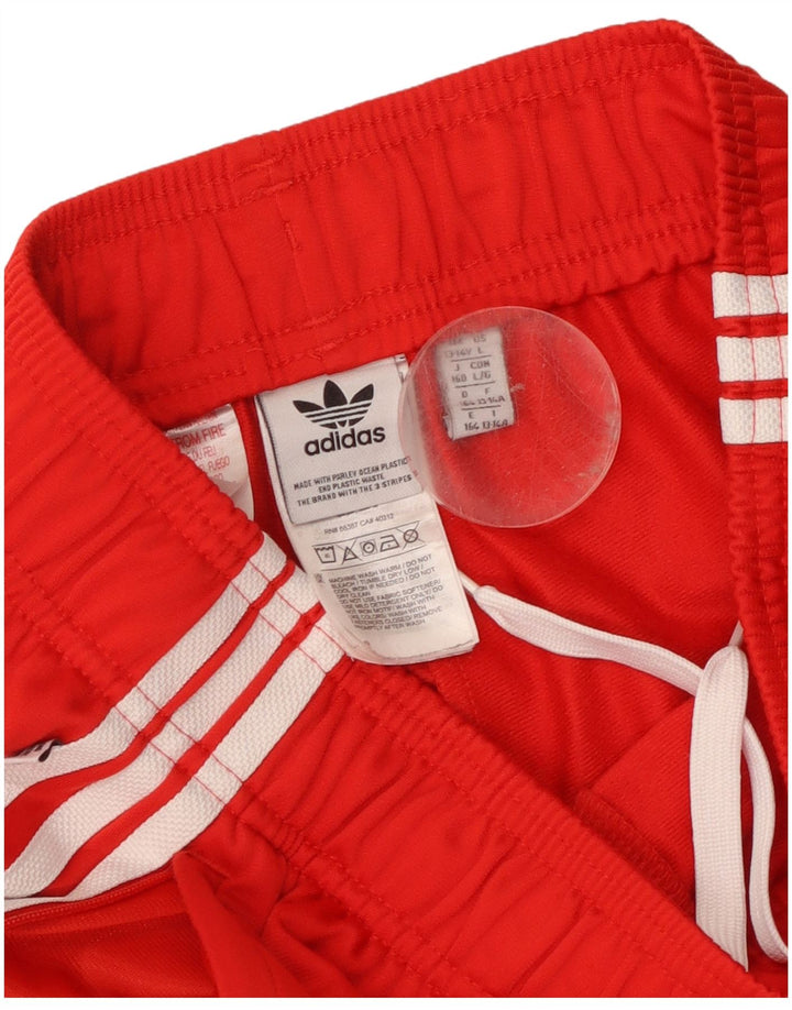 Pantaloni della tuta da ragazzo Adidas Joggers 13-14 anni Poliestere rosso