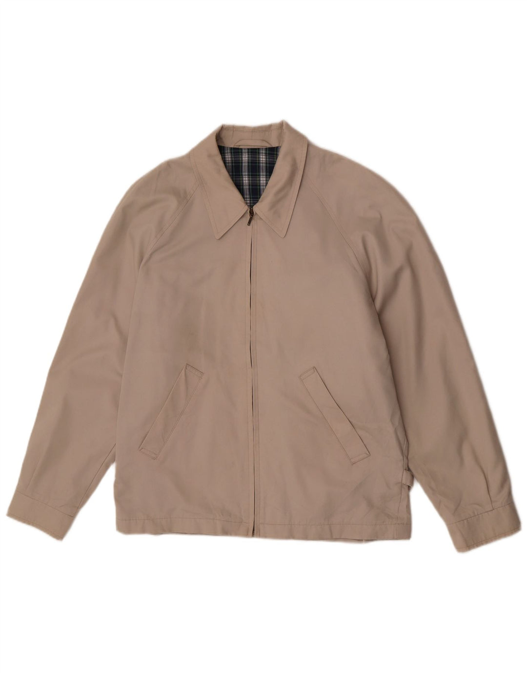 Giubbotto bomber da uomo Marks & Spencer UK 36 piccolo poliestere beige