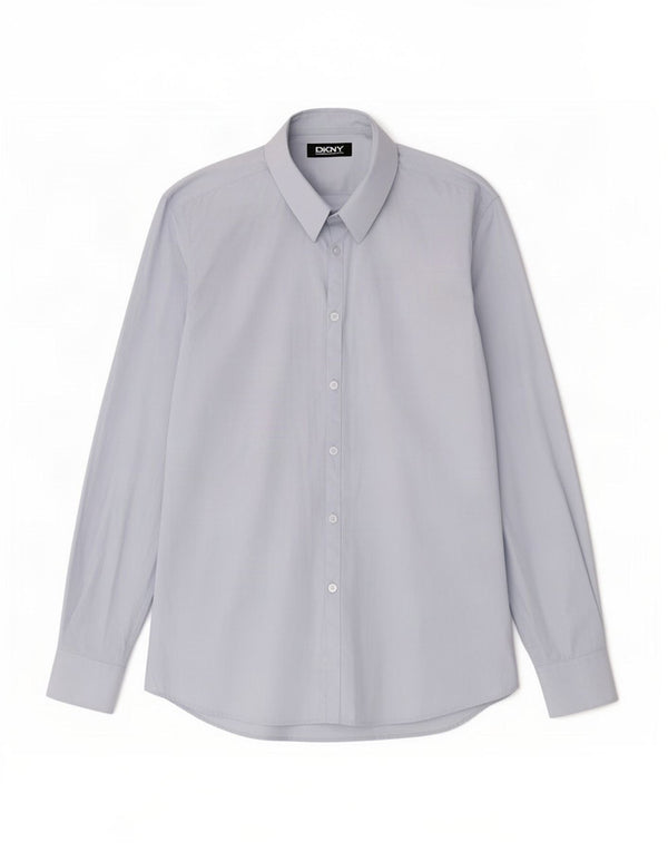 Camicia da uomo Dkny taglia 16 grande cotone blu
