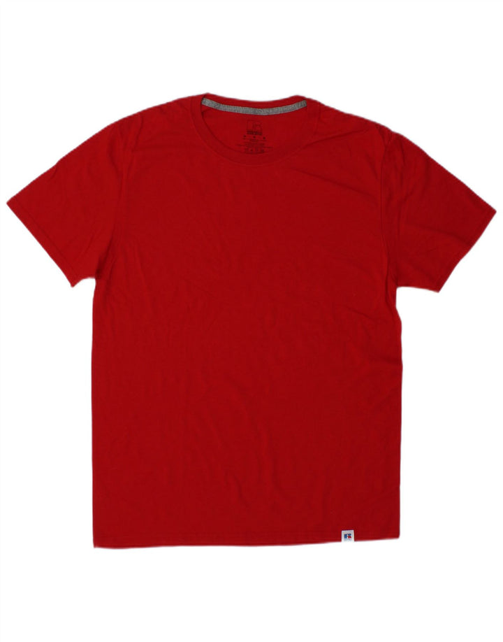 T-shirt da uomo RUSSELL ATHLETIC Top rosso medio in cotone