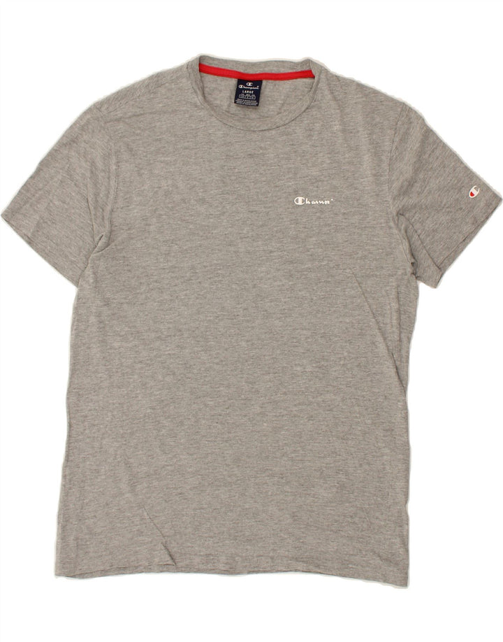 CHAMPION Mens T-Shirt Top Large Grey Cotton Vintage Champion and Second-Hand Champion from Messina Hembry 