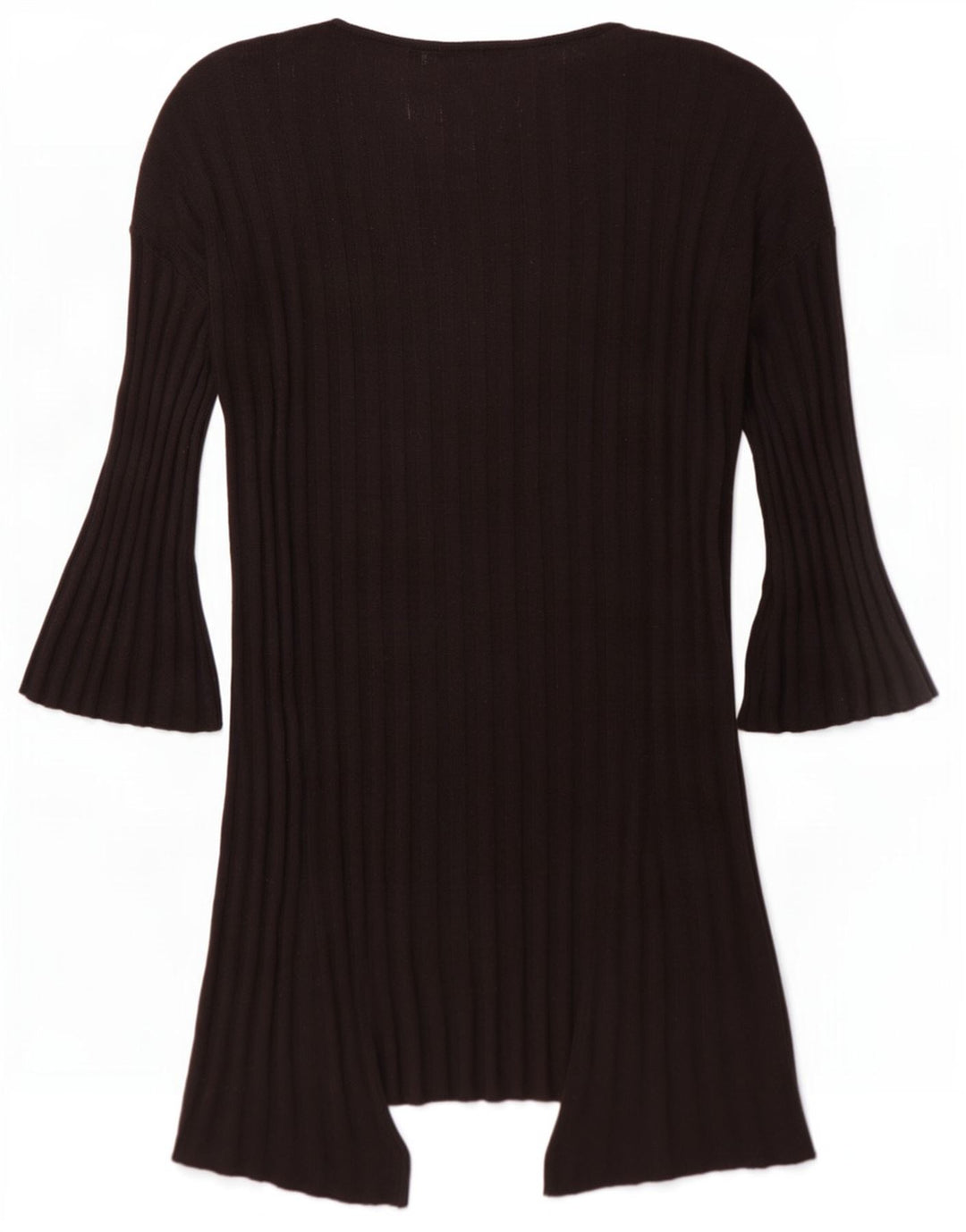 Maglione cardigan aperto oversize da donna con linea lunga oversize Topshop UK 10 piccolo nero