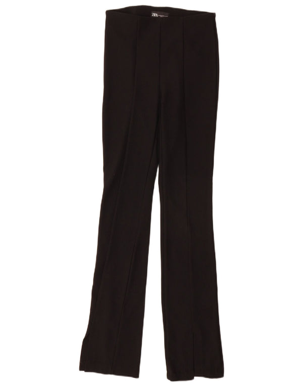 Leggings svasati da donna Zara UK 6 XS neri