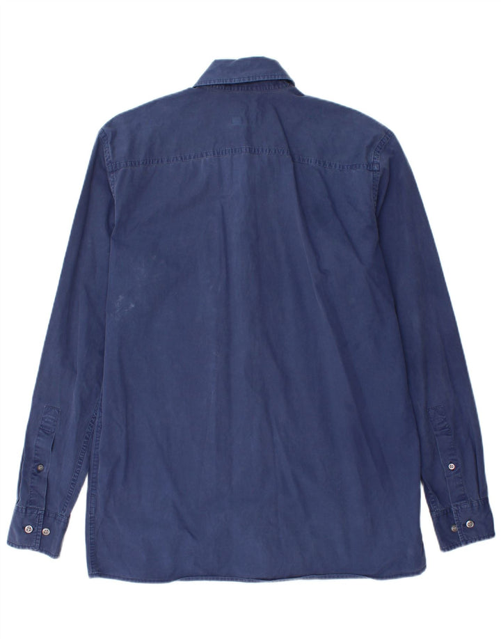 Camicia Uomo Gas Small Cotone Blu Navy
