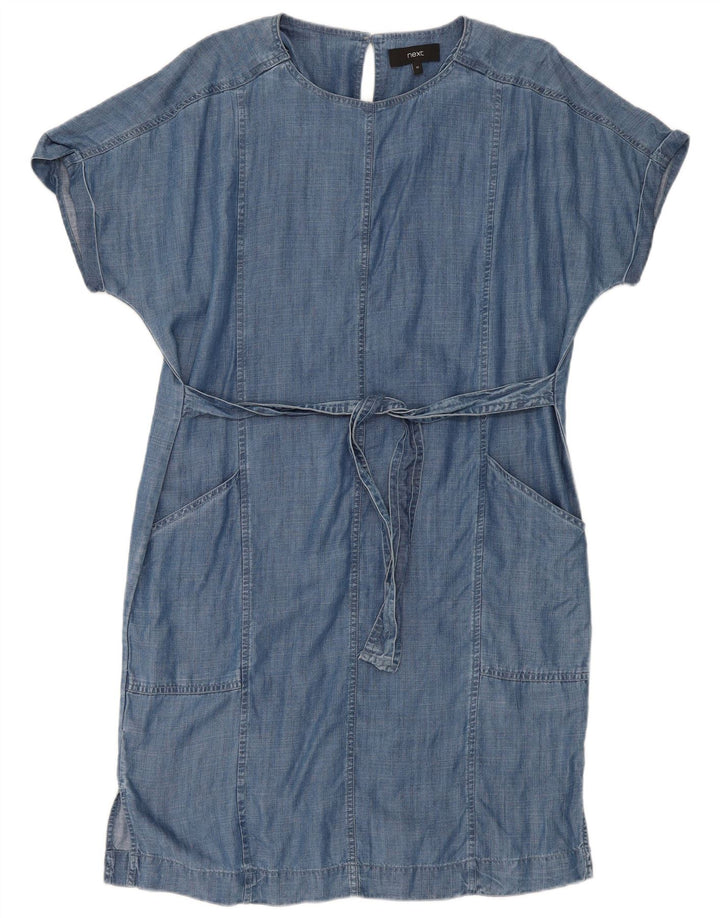 Successivo Abito in denim oversize da donna UK 12 Lyocell blu medio