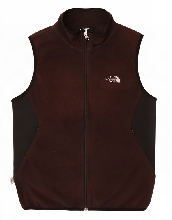 Gilet in pile da donna The North Face UK 14 Large Marrone Colourblock Poliestere