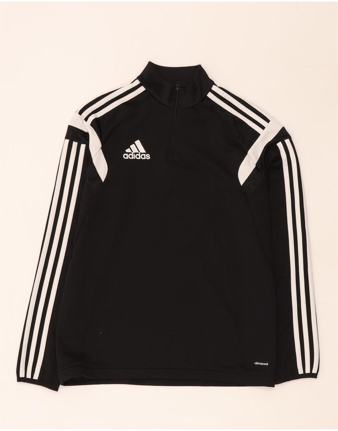 Top della tuta pullover ADIDAS da ragazzo Climacool 13-14 anni XL Nero