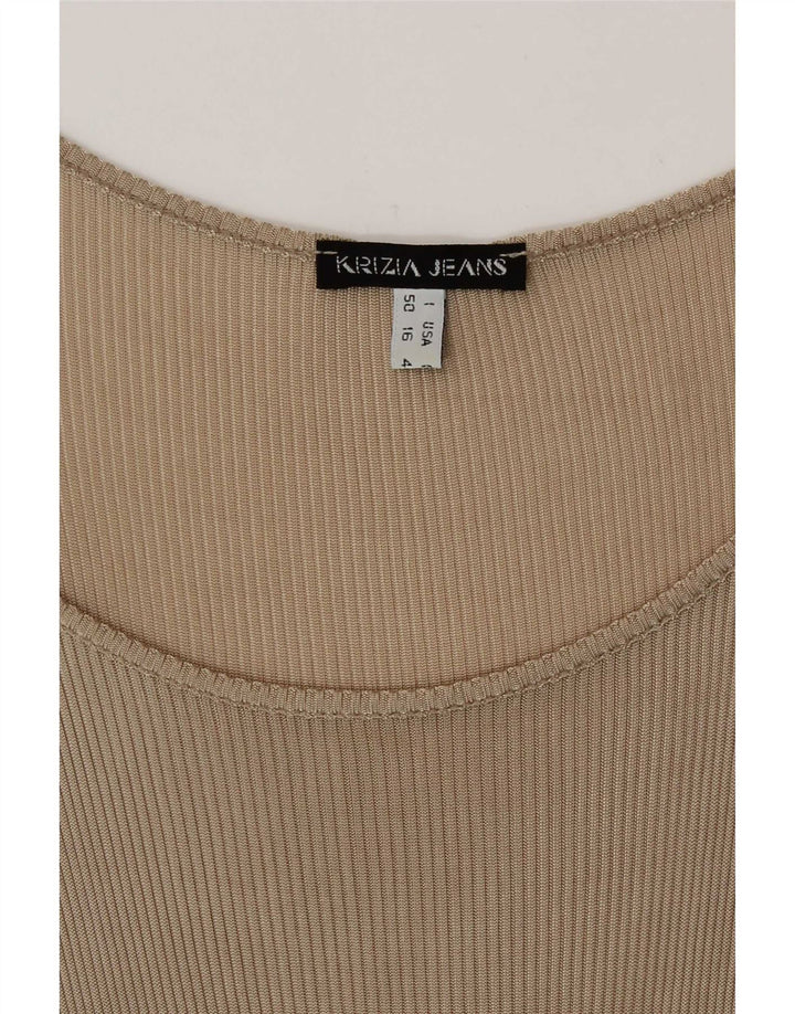 Canotta da donna Krizia UK 20 2XL Beige