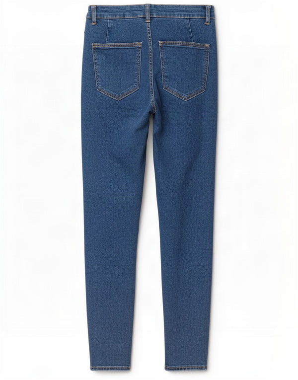 Jeans skinny da donna Zara EU 38 piccoli W28 L27 blu