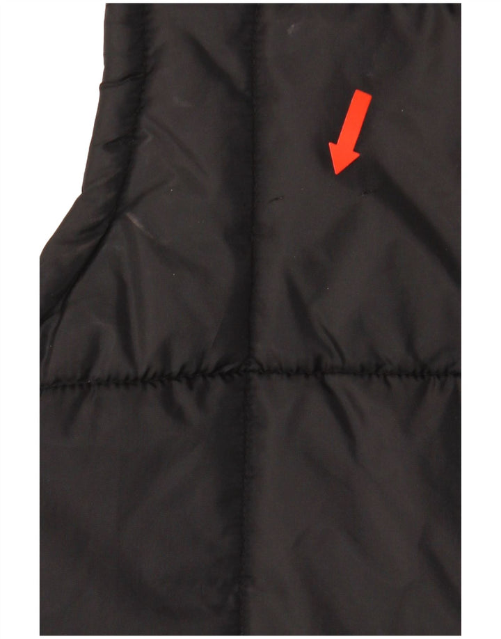 Gilet imbottito da donna St. Bernard UK 14 grande in nylon nero