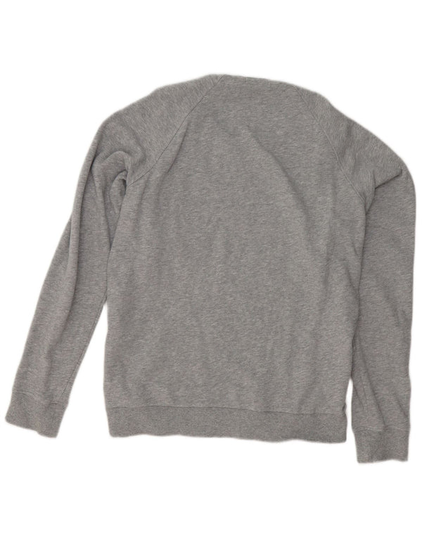 Felpa Kappa Uomo Maglione Large Grigio Cotone Puntinato
