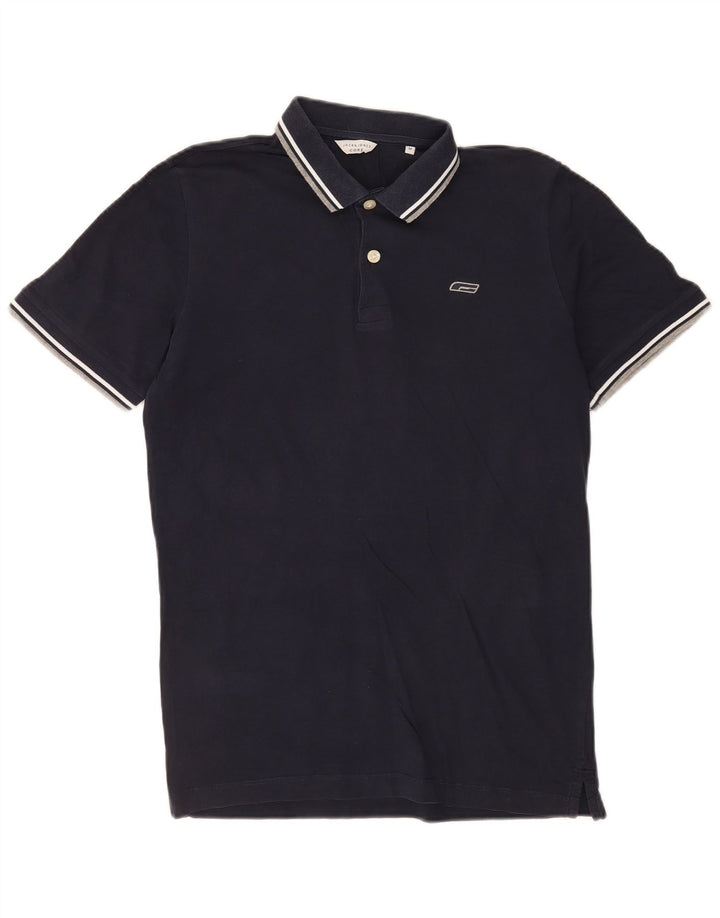 Polo da uomo Jack & Jones media blu navy