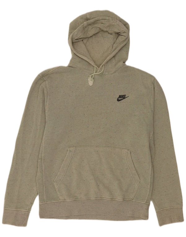 Felpa con cappuccio da uomo Nike Small in cotone chiazzato verde