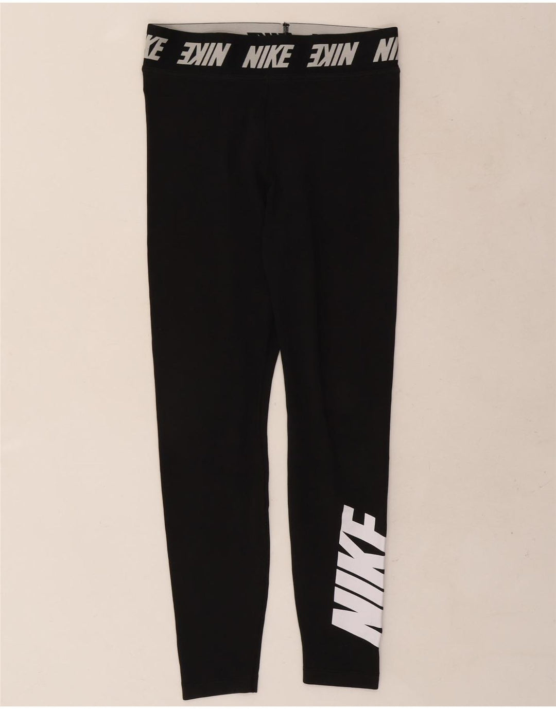 Leggings grafici Nike da donna UK 12 medio nero