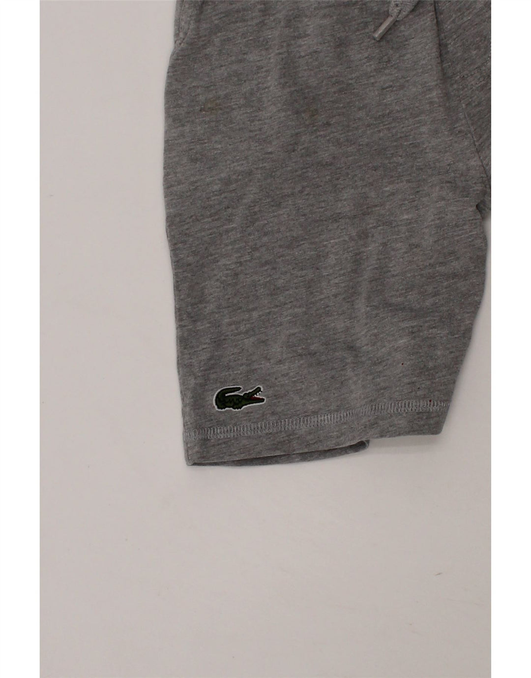 LACOSTE Boys Sport Shorts 6-7 Years  Grey Cotton Vintage Lacoste and Second-Hand Lacoste from Messina Hembry 