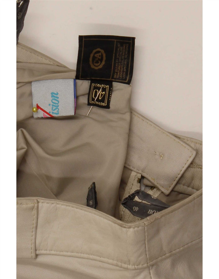Gonna midi in pelle da donna C&A EU 40 Media W28 Pelle beige