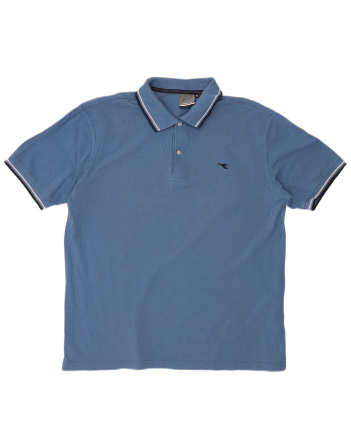 Polo Uomo DIADORA XL Blu Cotone