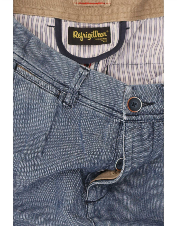 Pantaloncini chino regolari da donna Refrigiwear W30 cotone blu medio