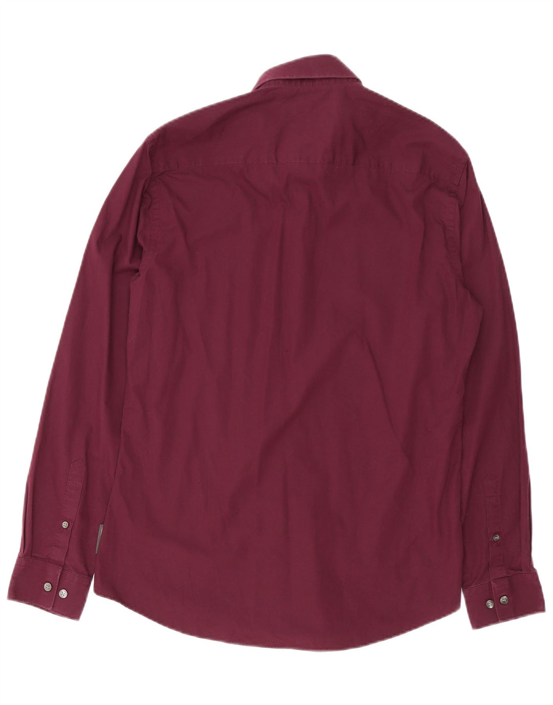 FRENCH CONNECTION Camicia da uomo in cotone bordeaux medio